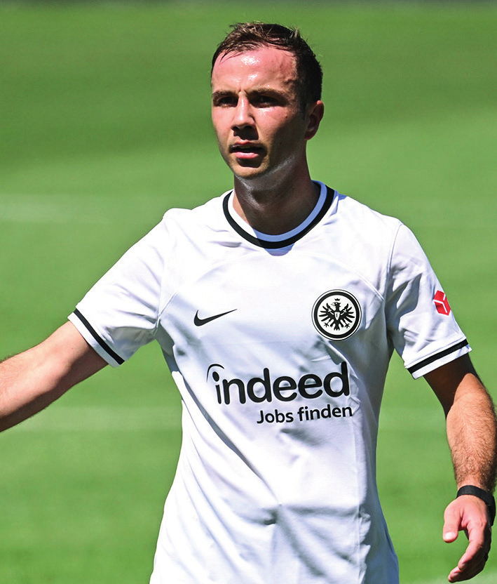 Frankfurts neuer Star: WM-Held Mario Götze.