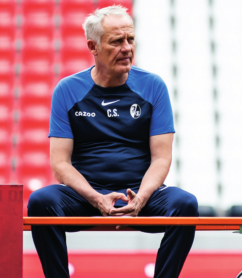 Wolfsburgs Gegner nach der Pause: SC-Trainer Christian Streich.