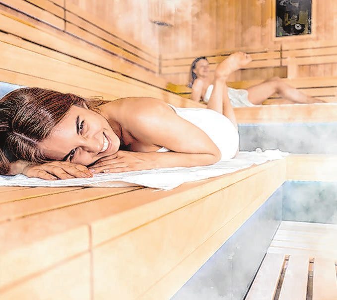 Entspannen und Schwitzen in der Sauna... ⒸLESZEKGLASNER/STOCK.ADOBE.COM