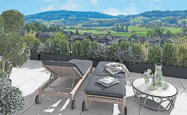 Alle Einheiten bieten attraktives, naturnahes Wohnen. Bild: zvg