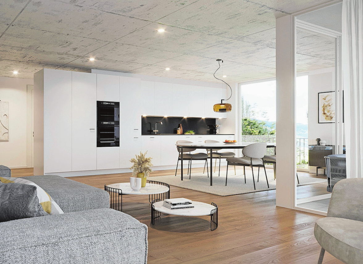 Lebens- und Rückzugsraum in den hochwertigen Wohnbereichen.