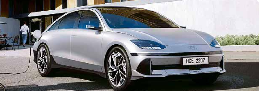 Der Ioniq 6 unterstützt zahlreiche Fahrerassistenzsysteme, die ein teilautonomes Fahren ermöglichen.