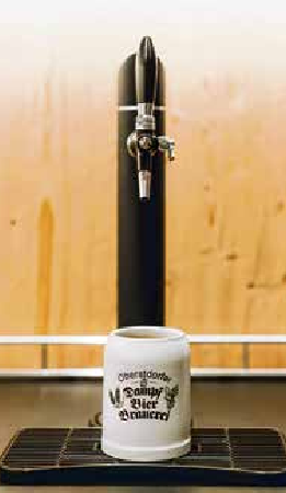 Das Bier aus dem privaten Zapfhahn ist immer inklusive...