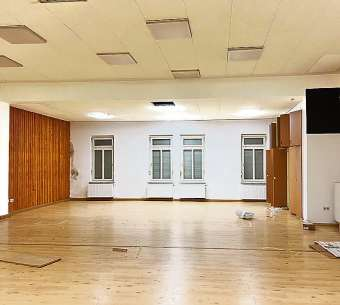 Saal Süd vorher