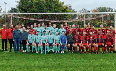 Die erste Herrenmannschaft des SV Pforzen sicherte sich heuer mit der Vize-Meisterschaft den Aufstieg in die Kreisliga - genau richtig zum 75-jährigen Jubiläum. Der Sportpark des Vereins gehört zu den schönsten in der Region. Fotos: SV Pforzen
