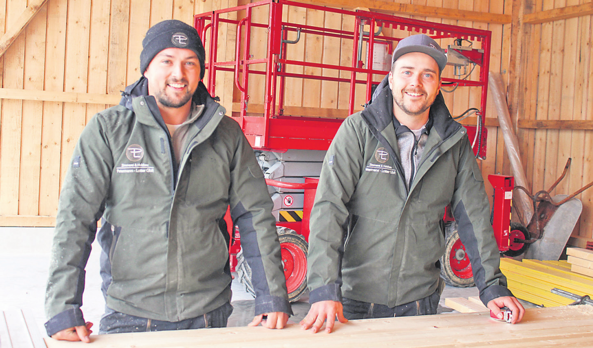 Das perfekte Team. Linus Lotter (links) und Lukas Petermann (rechts