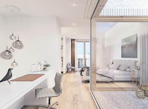 Im Inneren überzeugt sie mit hohem Wohnkomfort.