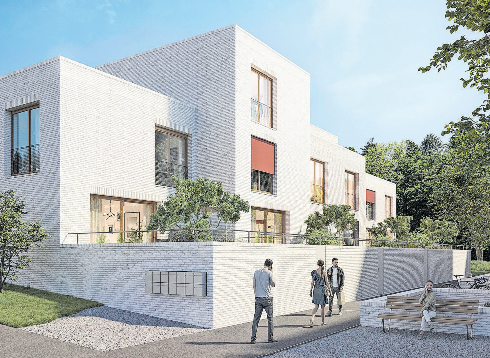 Die Überbauung zeigt sich als harmonisches Ensemble.