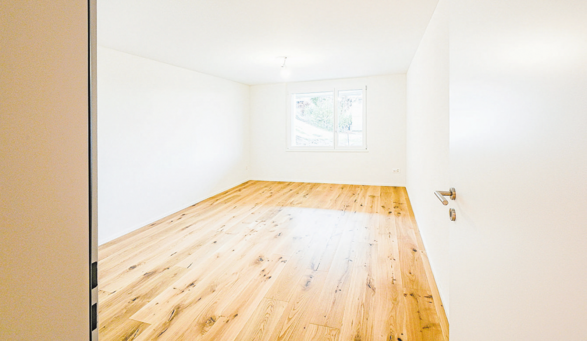 Neuer Wohnkomfort durch neue Fenster und Fussbodenheizung. NACHHER