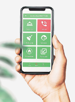 Über die bonacasa-App können Services und massgeschneiderte Dienstleistungen gebucht werden. Bild: bonacasa