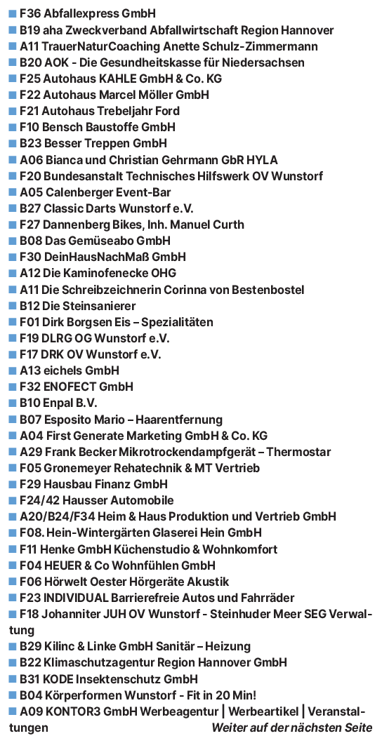 Beim Wirtschafts-Wochenende prsentieren sich am 17. und 18. Mai rund 90  Aussteller auf dem Schtzenplatz. Besucher knnen bei Interesse sofort  Kontakt aufnehmen und die Mglichkeiten des Branchenmixes nutzen. -  Hannoversche Zeitung