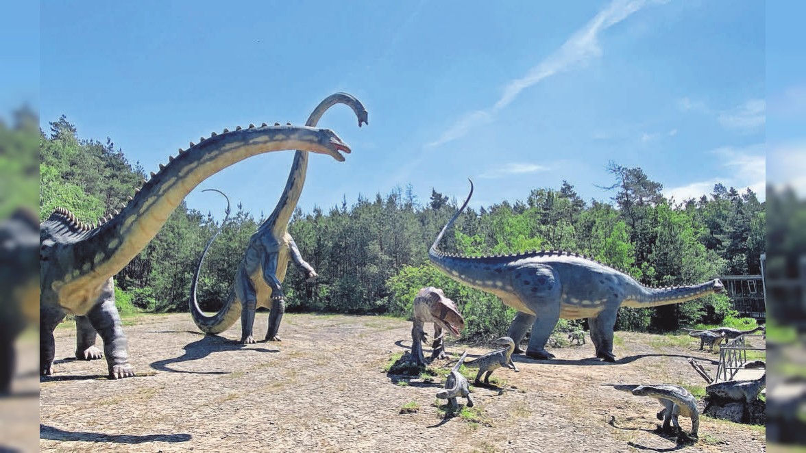 Neu: Die größte Dinosaurier-Szene Europas im Dinosaurier-Park Münchehagen