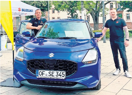 Kompakt und sparsam: der Suzuki Swift beim Autohaus Engelhardt.