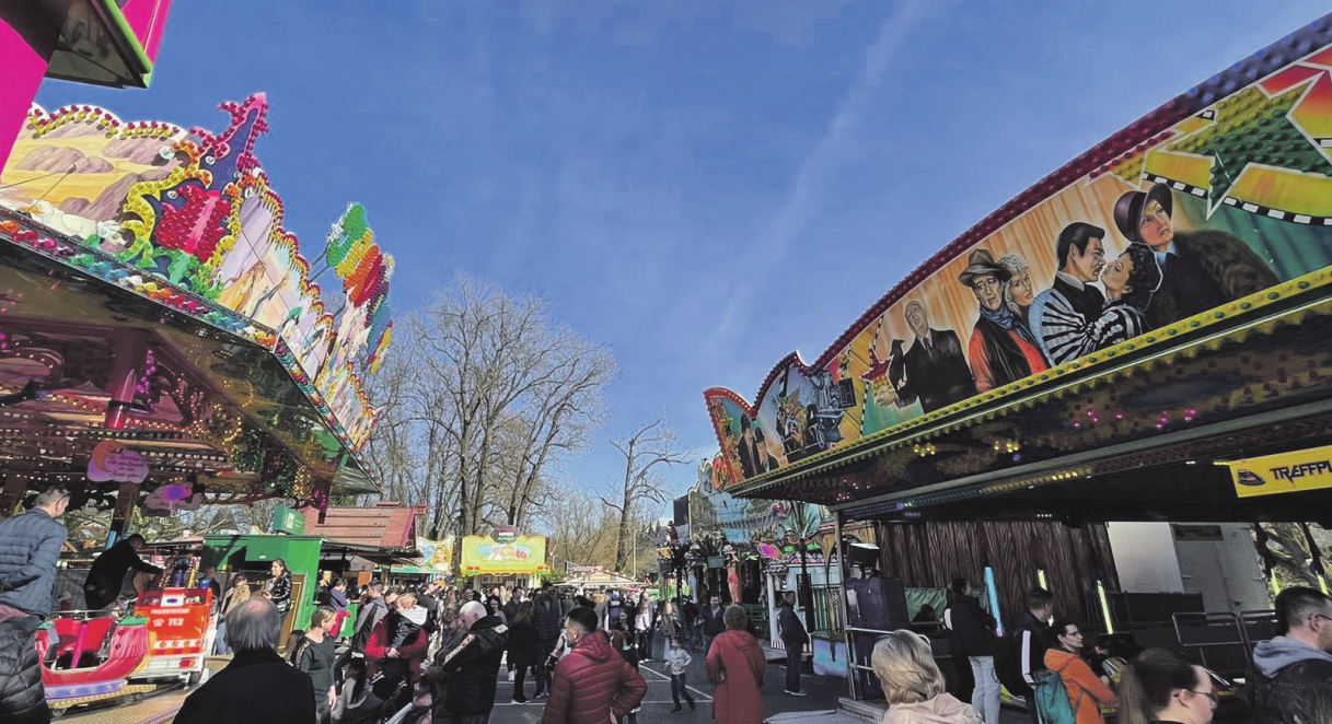 Nervenkitzel und Spaß - die Fahrgeschäfte auf Bleiche und Escher sorgen auch 2025 wieder für ordentlich Spaß beim Barbarossamarkt in Gelnhausen.