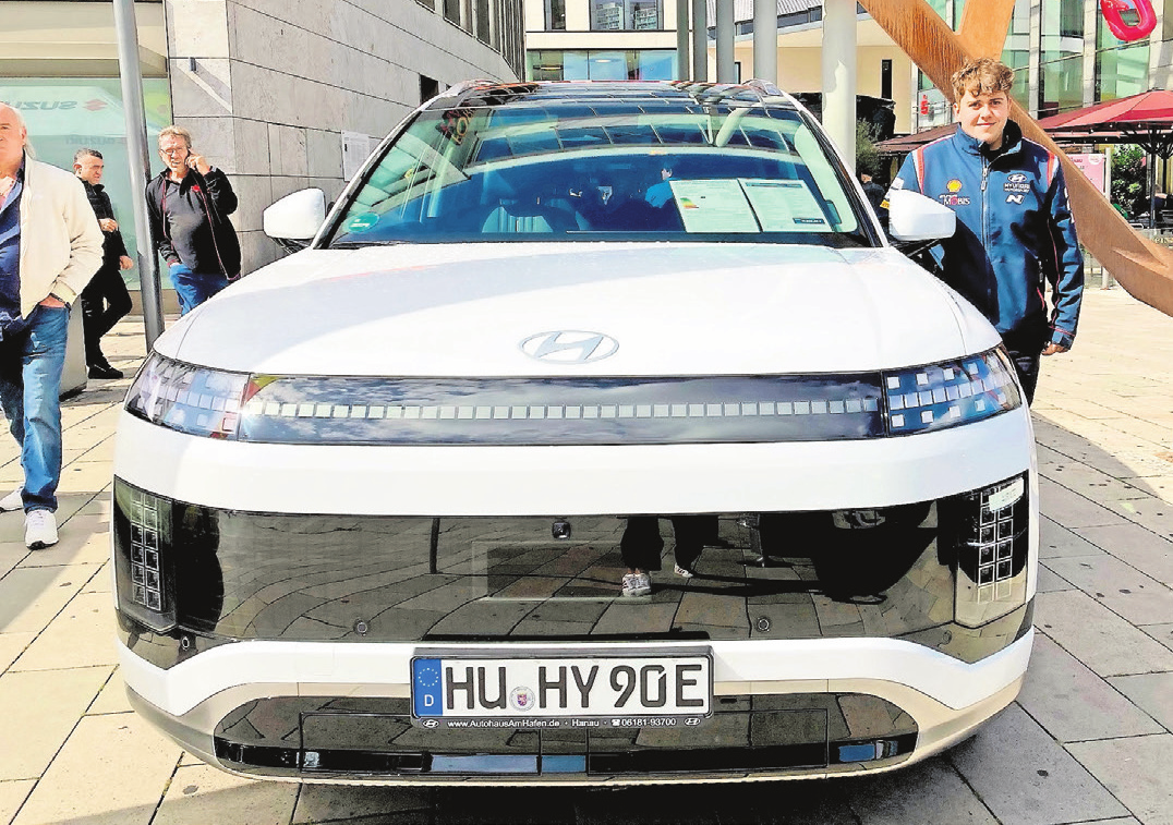Der Hyundai IONIQ 9, den das Autohaus am Hafen präsentierte, punktet mit mehr als 600 Kilometern elektrischer Reichweite.