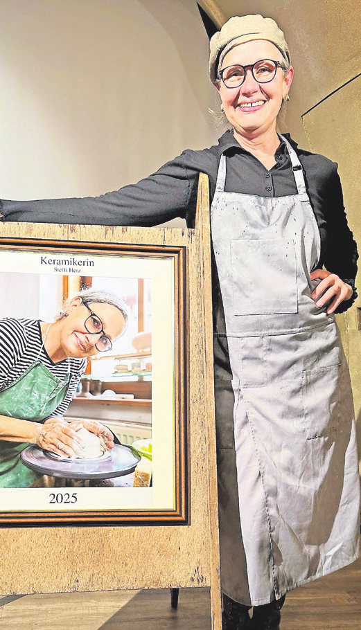 Die Keramikerin Steffi Herz ist die diesjährige Marktmeisterin.