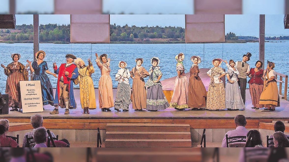 Musical auf der Seebühne am Biedermeierstrand in Hayna: Das Schicksal eines Waisenjungen