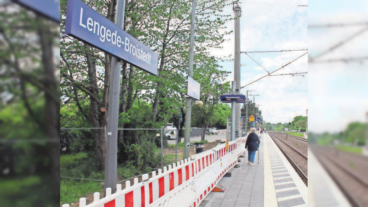 Bahnhofsumbau in den letzten Zügen: Barrierefreie Haltestelle Broistedt