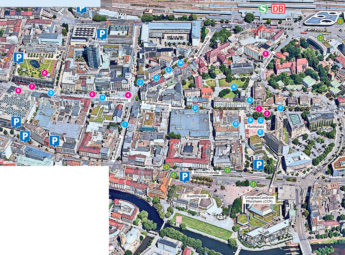 © Stadt Pforzheim, Vermessungs- und Liegenschaftsamt