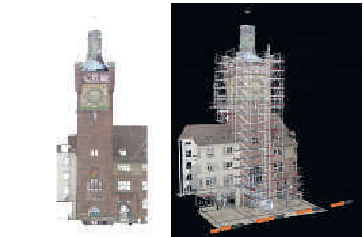 3D Gebäudemodell und inkl. CAD-Gerüst