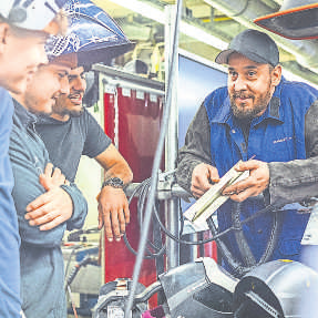 Ganz schön praktisch: Hier lernen Auszubildende in verschiedenen Gewerken. FOTOS: FORO-FABRY