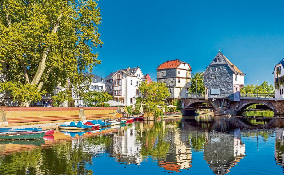 Die Brückenhäuser in Bad Kreuznach. Foto: Sina Ettmer stock.adobe.com