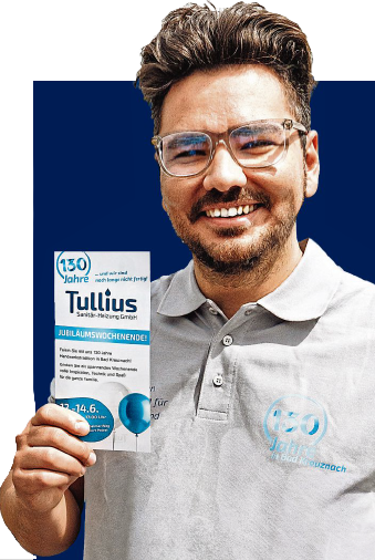 Geschäftsführer Marvin Lemke führt die lange Handwerkstradition von Tullius Sanitär-Heizung GmbH mit Blick auf moderne Technik und die Zukunft des Betriebs weiter.
