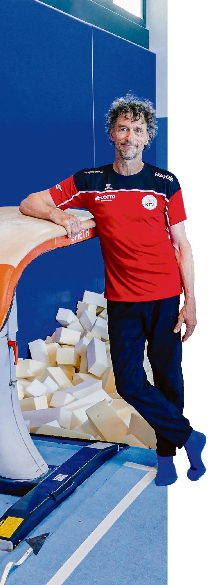 Ralf Schall in der Trainingshalle der KTV Koblenz. Der langjährige Trainer sieht die Zukunft des Vereins vor allem im eigenen Nachwuchsund in Menschen, die bereit sind, sich mit großem Engagement einzubringen. Foto: Petra Dettmer