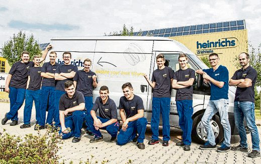 Create your own future - heinrichs drehteile bietet Auszubildenden, Mitarbeiterinnen und Mitarbeitern eine langfristige Perspektive in der Region. Foto: Schnorbach