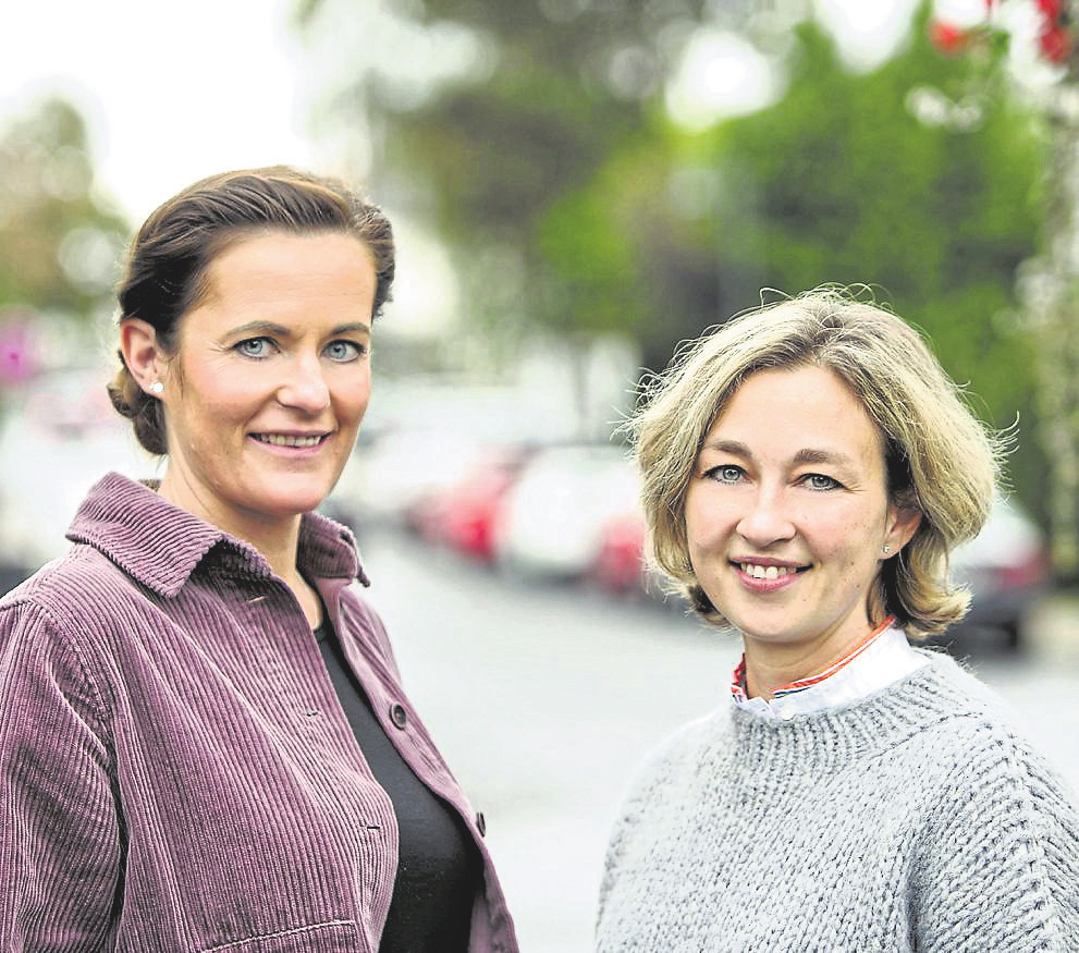 Dr. Irina Schlags und Eva Geisen-Schlich, Vorsitzende der Werbegemeinschaft VG Mendig e.V. Foto: Werbegemeinschaft Mendig