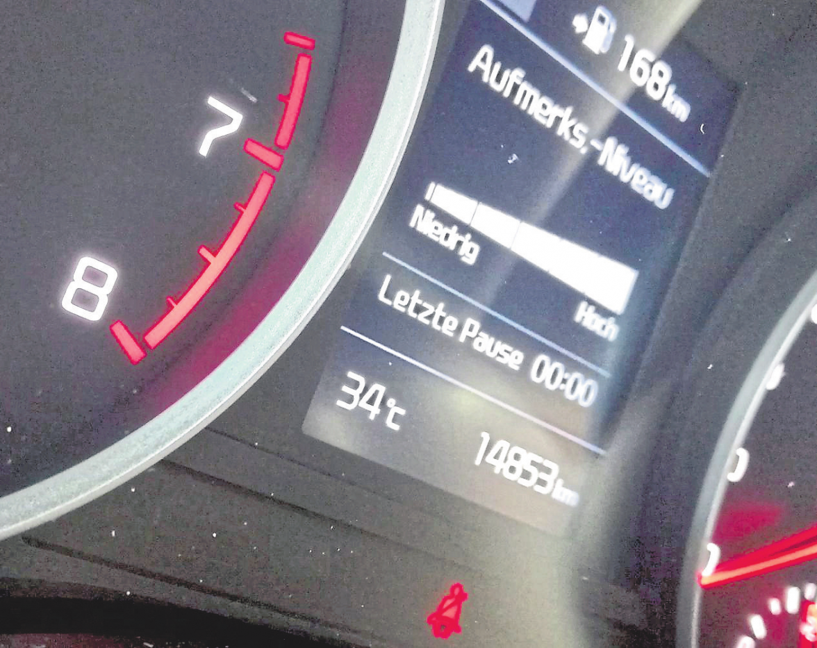 Bei 34 Grad Außentemperatur wird es schwer, im Auto cool zu bleiben.