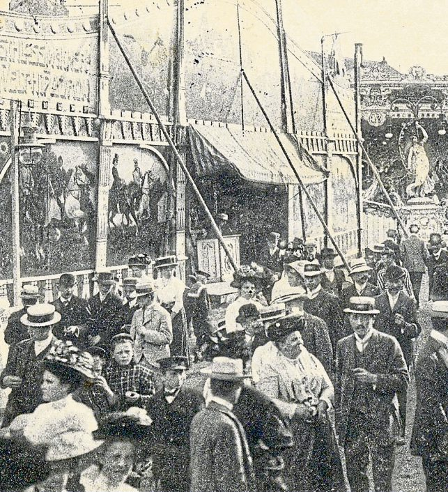 Der Jahrmarkt in Bad Kreuznach 1910. Foto: Stadtarchiv Bad Kreuznach