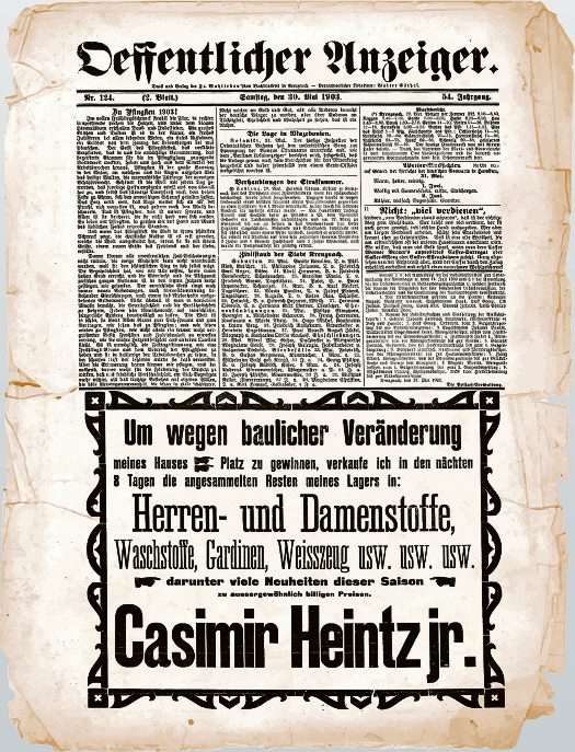 1903 | Meldungen aus aller Welt und dem Kreis Kreuznach