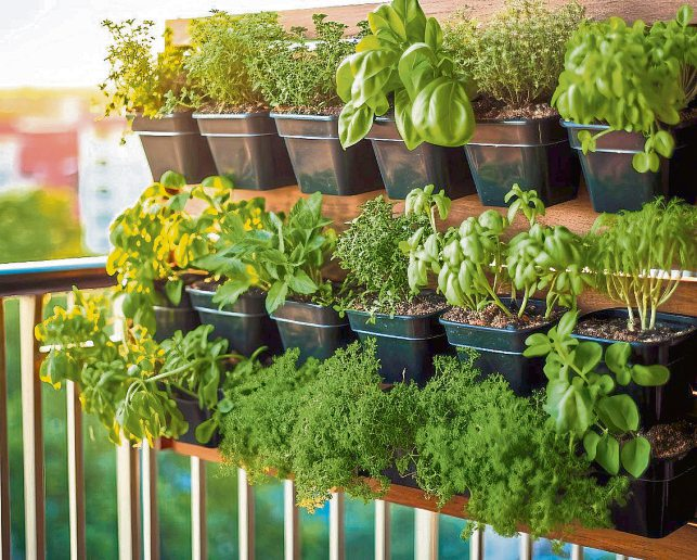 Duftende Kräuter verwandeln jeden Balkon in eine kleine, grüne Oase. Foto: AZ Studio - stock.adobe.com