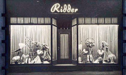 1949 in Gelsenkirchen, Einzelhandelsgründung. Fotos: Ridder
