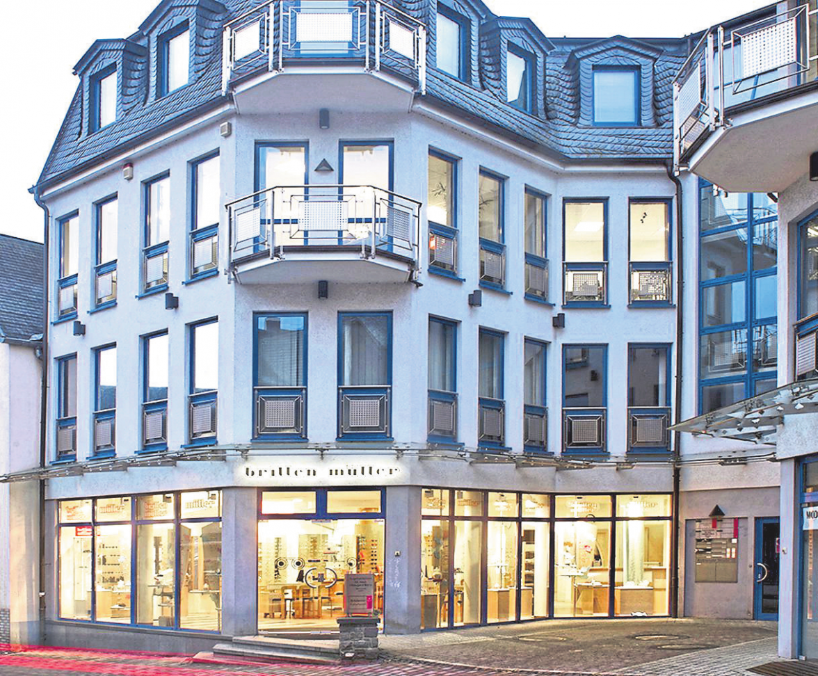 Die Filiale von Brillen Müller in Kaisersesch in der Koblenzer Straße 58