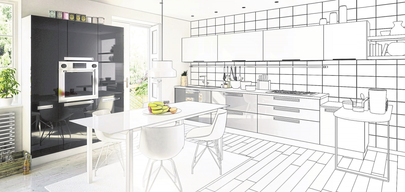 Küchenplanung mit Zukunft: Reuter visualisiert Ihre Traumküche mit fotorealistischer 3D-Darstellung. Foto: stock-adobe.com/4th Life Photography