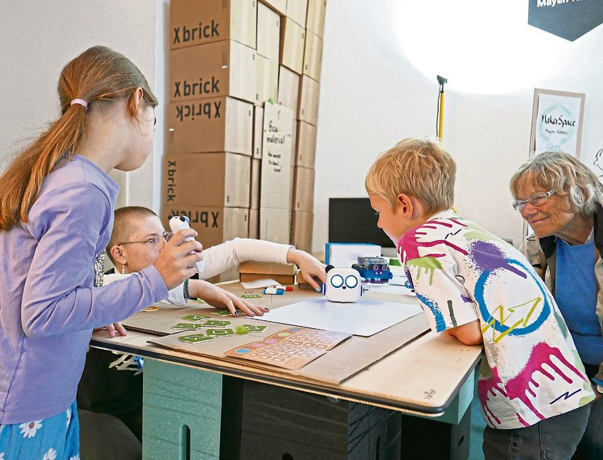 Der MINT-MakerSpace, ein generationsübergreifender Lernort. Foto: MakerSpace Mayen-Koblenz gGmbH