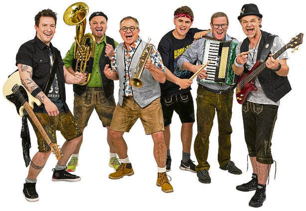 Mit kreativen Medleys und viel Charme garantieren die Grumis ein musikalisches Feuerwerk beim Oktoberfest in Montabaur. Foto: Grumis
