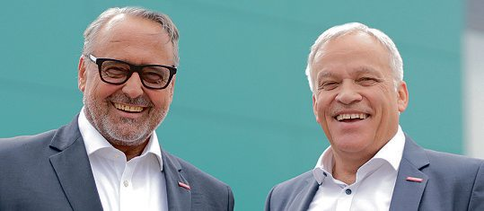 Hauptgeschäftsführer Ralf Hellrich (links) und Präsident Kurt Krautscheid sind seit 2018 das HwK-Führungsduo aus Haupt- und Ehrenamt. Foto: Michael Jordan