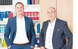 Von links: Nils Weber WP/StB und Peter Weber, vBP/StB.