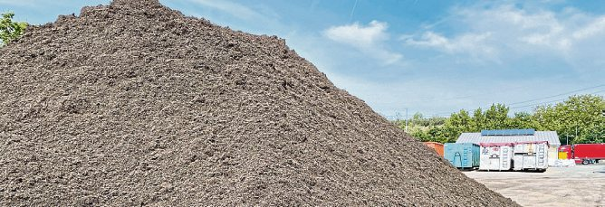 Frischkompost für die Landwirtschaft