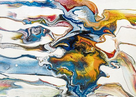 Acrylic-Pouring (Kurs 2.0725) Foto: privat