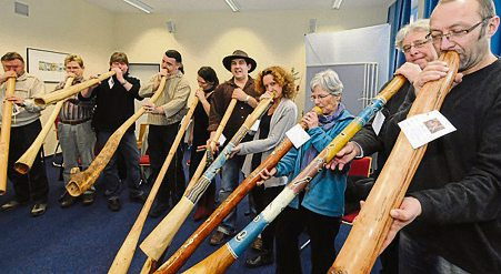 Didgeridoo und Flöte (Kurs 2.1312-2.1313) Fotos: privat