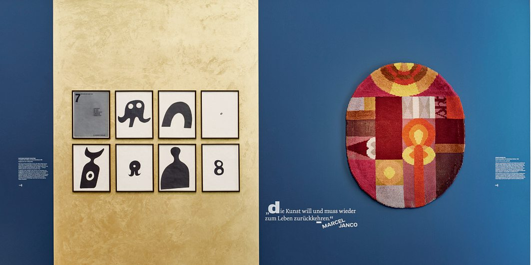 Ausstellungsansicht Kosmos Arp, VG Bild-Kunst, Bonn 2025, Foto: Mick Vincenz