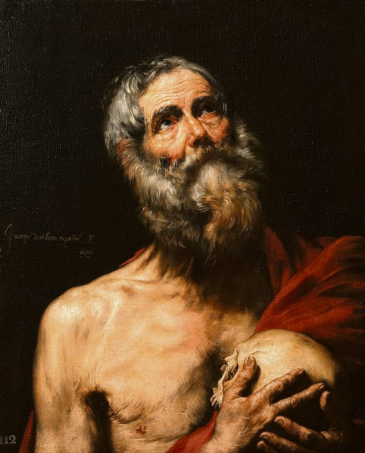 Jusepe de Ribera, Hl. Hieronymus, 1636 Ⓒ Arp Museum Bahnhof Rolandseck /Sammlung Rau für UNICEF, Foto: Mick Vincenz