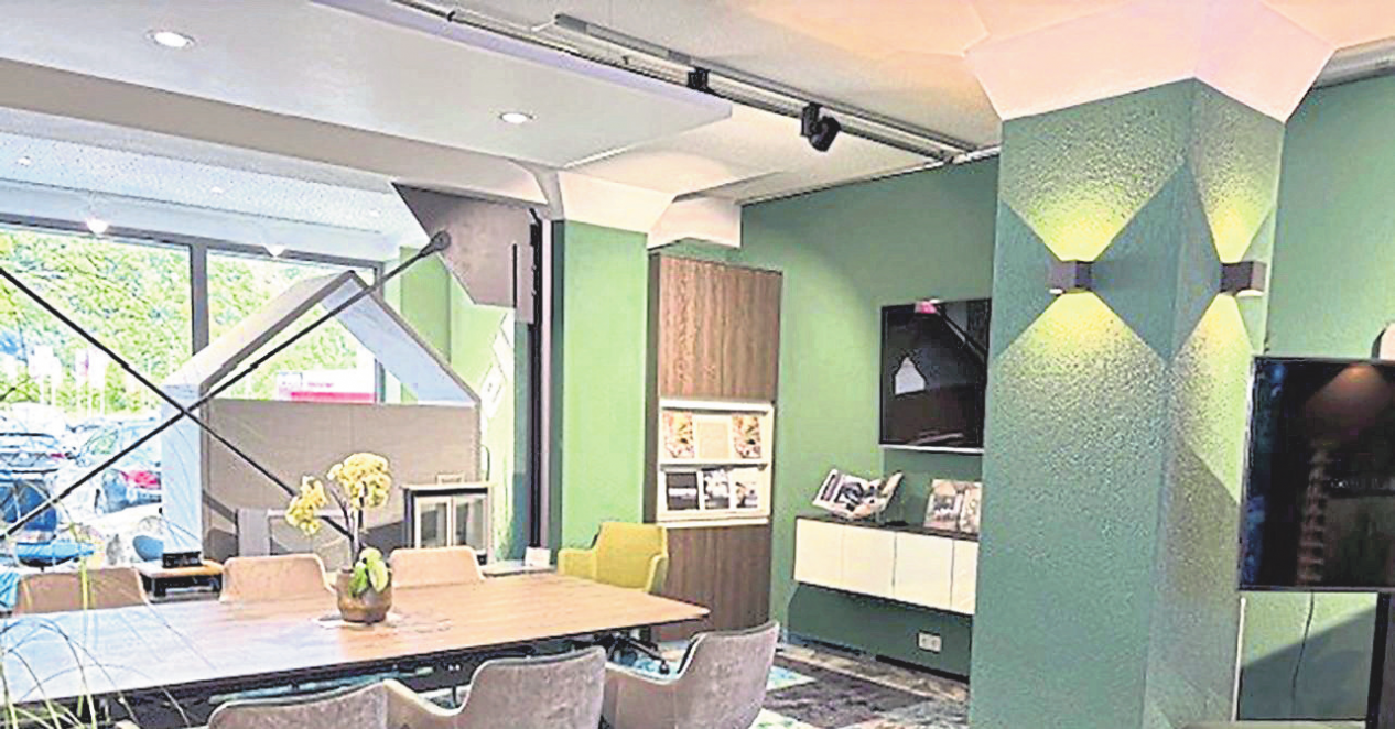 Moderner Showroom im Kennedy-Center: Bürowelten Schmidt zeigt inspirierende Einrichtungsideen für Arbeitswelten.