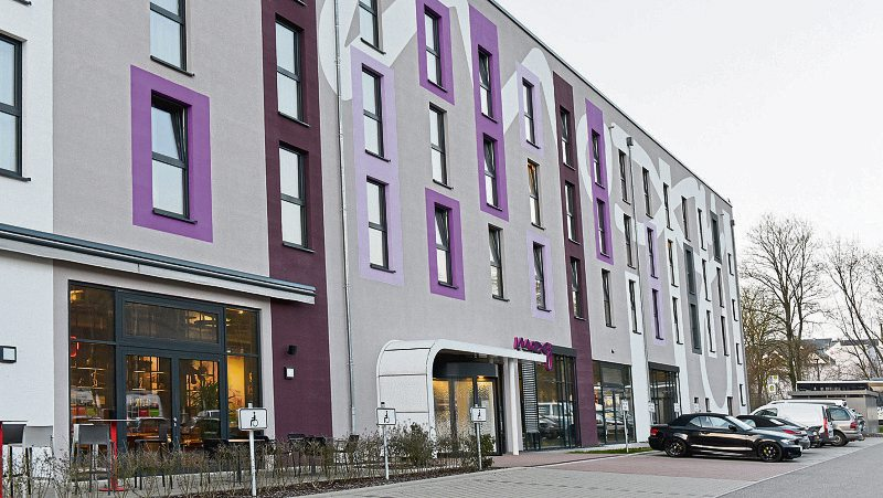 Für das Moxy-Hotel in Simmern errichtete die Firma Iselborn den Rohbau. Foto: Norbert Krupp