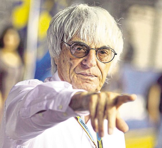In den Zeiten, in denen Bernie Ecclestone der Strippenzieher in der Formel 1 war, war es schwierig, den exzentrischen Briten an die Strippe zu bekommen. Unserer Zeitung gelang es. Foto: Diego Azubel/dpa