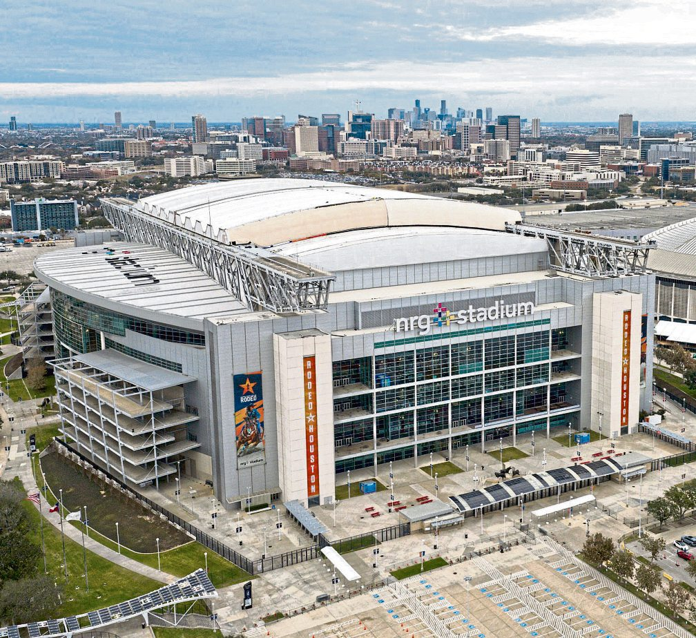 Das NRG Stadium in Houston ist eine der WM-Arenen 2026. Hier startet die deutsche Nationalmannschaft gegen Curaçao ins Turnier. Foto: Jon Shapley/AP/dpa